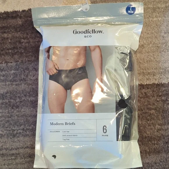 Goodfellow & Co Men's Modern Briefs 6pk - Picture 2 of 8